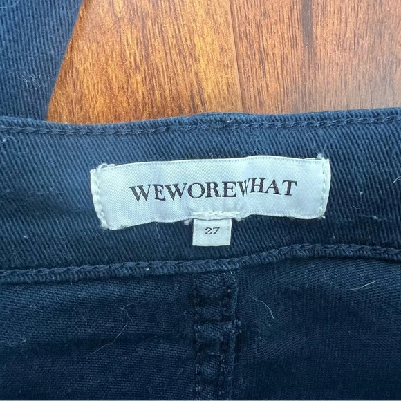 We Wore What French Navy True Flare Jeans 27 - Picture 6 of 8